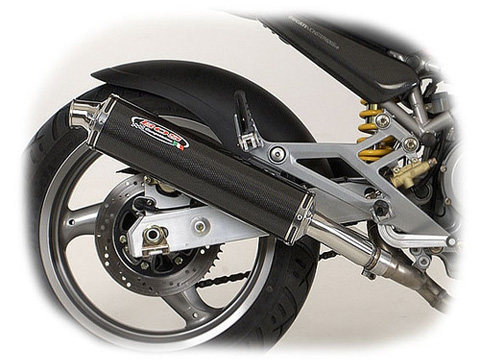 toba carbon BOS pentru Ducati Monster 620/800/900/1000 - Apasa pe imagine pentru inchidere